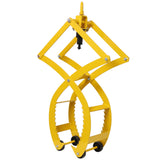 Automatic Grip and Release Log Tongs 360° Swivel Lifting Tongs with 4 Claws 21' Open 3300 LBS Capacity - Fab Heavy Parts