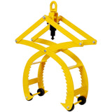Automatic Grip and Release Log Tongs 360° Swivel Lifting Tongs with 4 Claws 21' Open 3300 LBS Capacity - Fab Heavy Parts