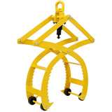 Automatic Grip and Release Log Tongs 360° Swivel Lifting Tongs with 4 Claws 21' Open 3300 LBS Capacity - Fab Heavy Parts