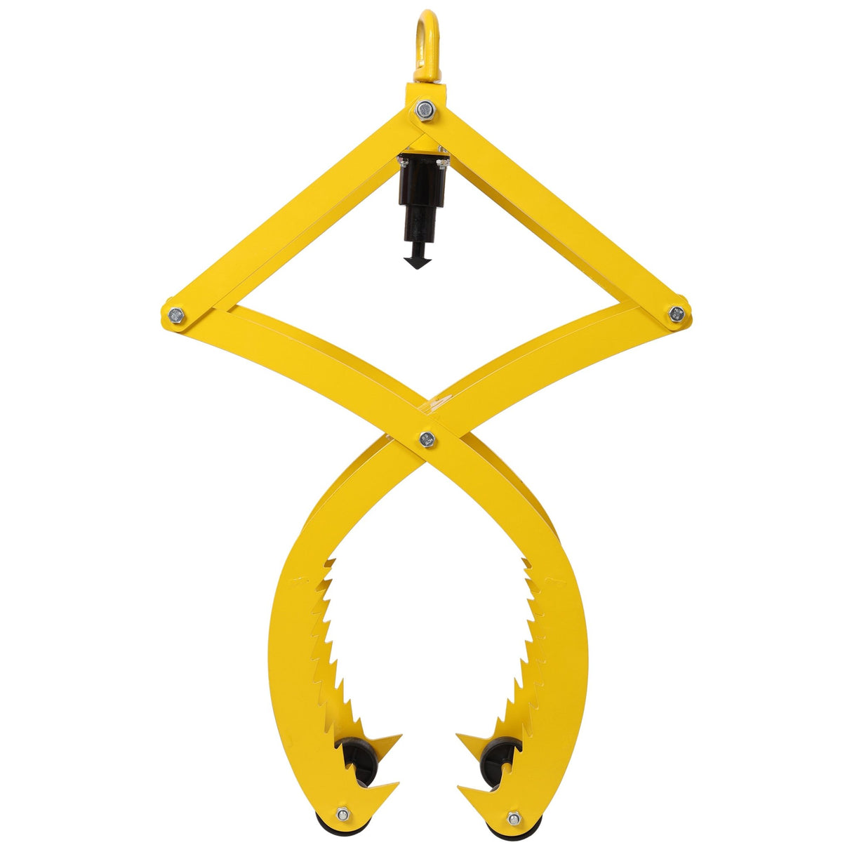 Automatic Grip and Release Log Tongs 360° Swivel Lifting Tongs with 4 Claws 21' Open 3300 LBS Capacity - Fab Heavy Parts