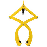 Automatic Grip and Release Log Tongs 360° Swivel Lifting Tongs with 4 Claws 21' Open 3300 LBS Capacity - Fab Heavy Parts