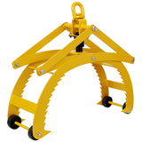 Automatic Grip and Release Log Tongs 360° Swivel Lifting Tongs with 4 Claws 21' Open 3300 LBS Capacity - Fab Heavy Parts