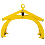 Automatic Grip and Release Log Tongs 360° Swivel Lifting Tongs with 4 Claws 25'' Open 3300 LBS Capacity - Fab Heavy Parts
