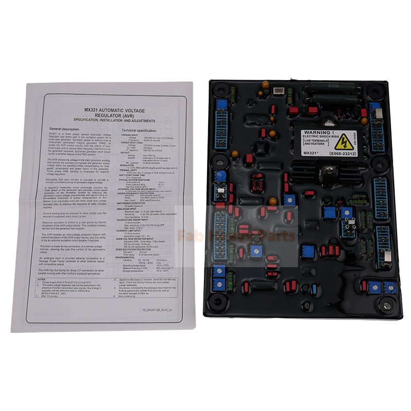 Automatic Voltage Regulator AVR MX321 - 2 for Stamford Generator Genset Parts - Fab Heavy Parts