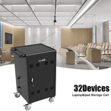 Mobile Charging Cart and Cabinet 32-Device