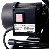 1.6HP Shallow Well Pump with Pressure Tank Garden Water Pump Irrigation Pump Automatic Stainless Steel Head