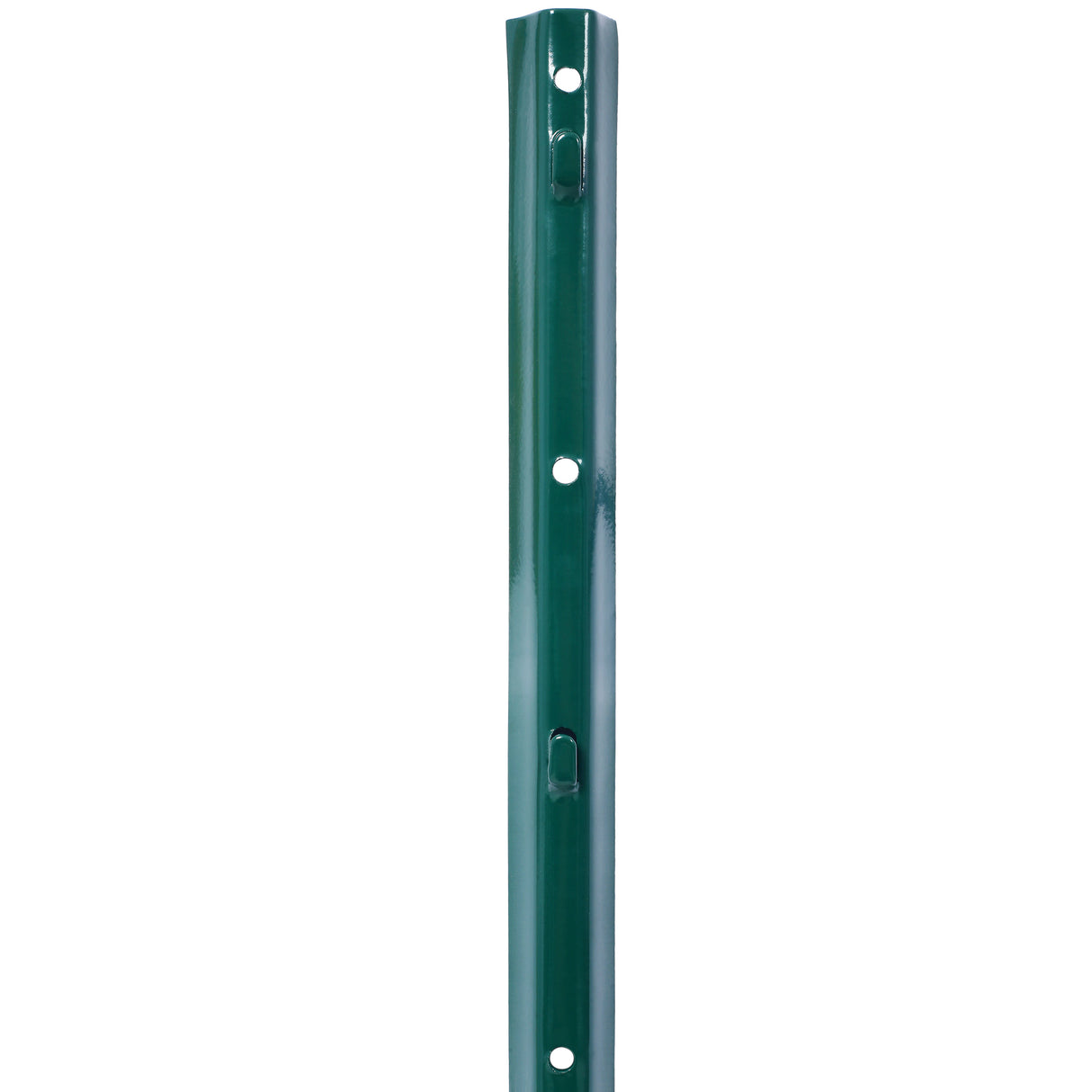 5Feet 5Pack Heavy Duty Metal Fence Post with U-Channel Steel U-Post for Holding Garden Wire Corner Anchor--Green