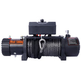 Electric Winch 13000 lb. Load Capacity 12V DC Power with Wireless Remote