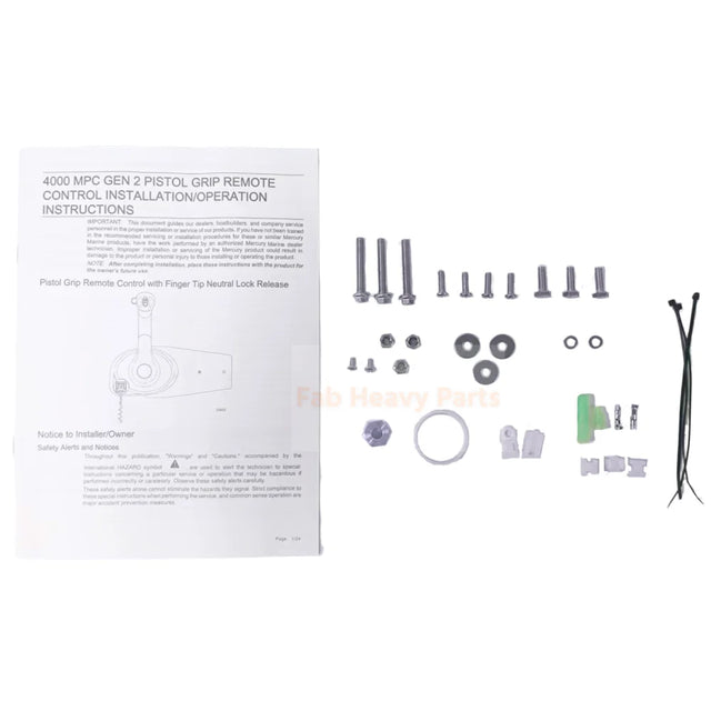 Balck Console Vertical Control Box 8M0011213 Fits for Mercury Outboard Engine