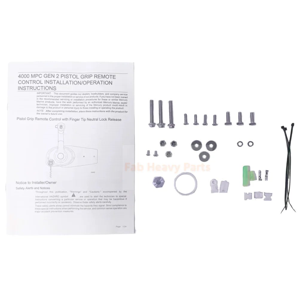 Balck Console Vertical Control Box 8M0011213 Fits for Mercury Outboard Engine - Fab Heavy Parts