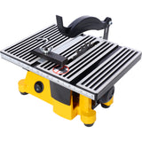 4" 90W Mini Table Saw Top Cut Off Miter Multifunctional Desktop w/ 3 Blades