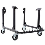 750LBS Engine Cradle with Wheels Heavy-Duty Steel Motor Holder with 4 Swivel Casters and 4 Hook Positions