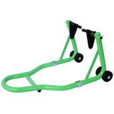 Motorcycle Stand 1000LB Sport Bike Front and Rear Wheel Lift Swingarm Paddock U--Green