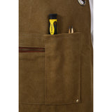 Long Apron Heavy Duty Canvas Tool 16 Oz--Brown