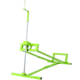 Easy Lawn Mower Lift 800 Lbs Capacity Ride-on Cleaning Aid Universal + 45° Tilt Adjustable--Green