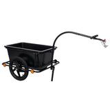 Bike Cargo Trailer with Support Bar Waterproof Cover, Removable Box, Utility Bike Wagon Trailer for Shopping Camping and Outdoor Activities - Fab Heavy Parts