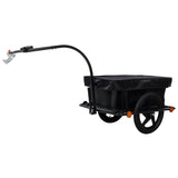 Bike Cargo Trailer with Support Bar Waterproof Cover, Removable Box, Utility Bike Wagon Trailer for Shopping Camping and Outdoor Activities - Fab Heavy Parts