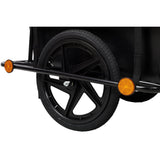 Bike Cargo Trailer with Support Bar Waterproof Cover, Removable Box, Utility Bike Wagon Trailer for Shopping Camping and Outdoor Activities - Fab Heavy Parts