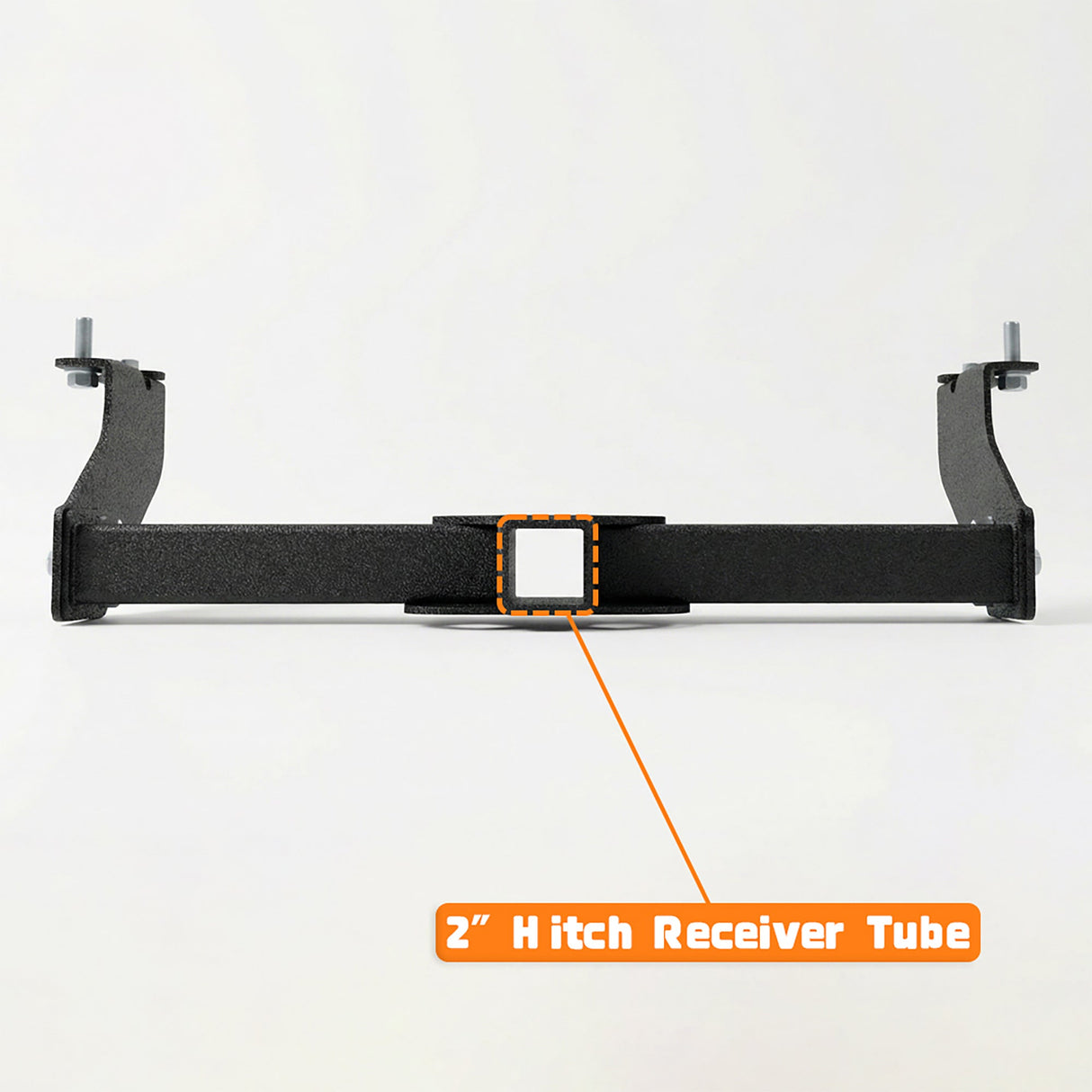 Black Class 3 Tow Trailer Hitch 2 Inch Receiver Compatible with 1983 - 2011 Ford Ranger 1994 - 2009 Mazda B2300 B3000 B4000 Pickup - Fab Heavy Parts