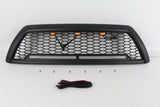 Black Front Grille with Light Fits For Toyota 4 Runner 2006 - 2009 Honeycomb Grill - Fab Heavy Parts