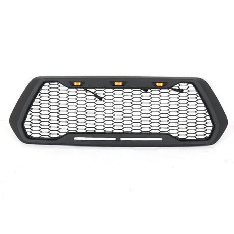 Black Mesh Grille For Toyota Tacoma 2016 - 2023 (Not Fit Truck with Radar Behind the Badge) - Fab Heavy Parts