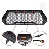 Black Mesh Grille For Toyota Tacoma 2016 - 2023 (Not Fit Truck with Radar Behind the Badge) - Fab Heavy Parts