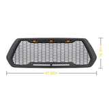 Black Mesh Grille For Toyota Tacoma 2016 - 2023 (Not Fit Truck with Radar Behind the Badge) - Fab Heavy Parts