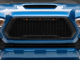 Black Mesh Grille For Toyota Tacoma 2016 - 2023 (Not Fit Truck with Radar Behind the Badge) - Fab Heavy Parts