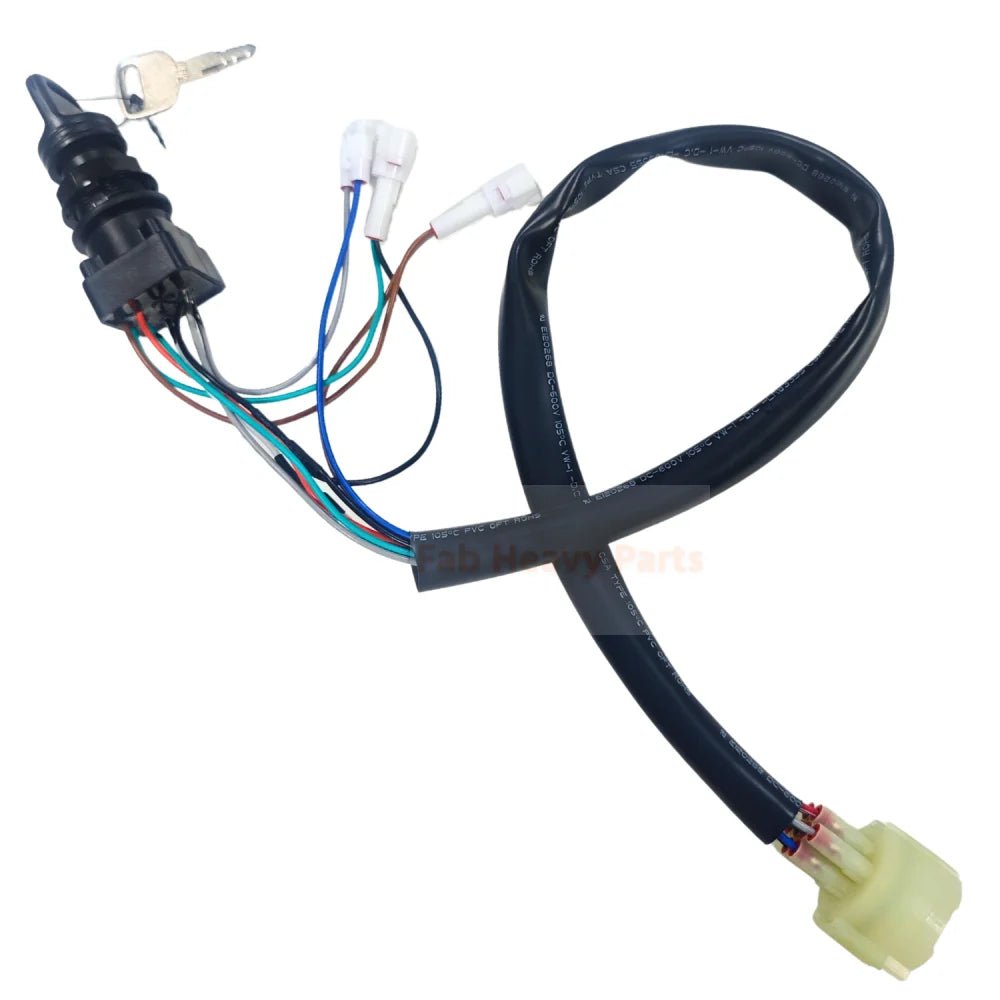 Boat Ignition Key Switch Assembly 37110 - 93J11 Fits for Suzuki Control Box DF150 - 250HP - Fab Heavy Parts