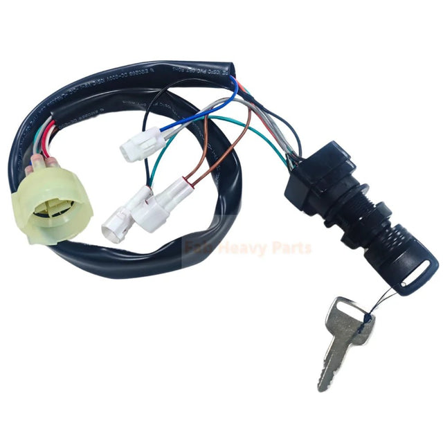 Boat Ignition Key Switch Assembly 37110 - 93J11 Fits for Suzuki Control Box DF150 - 250HP - Fab Heavy Parts