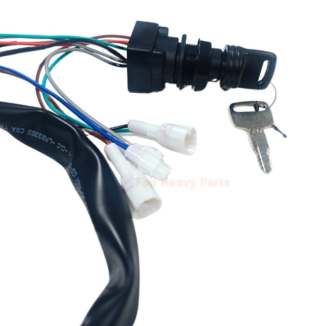 Boat Ignition Key Switch Assembly 37110 - 93J11 Fits for Suzuki Control Box DF150 - 250HP - Fab Heavy Parts