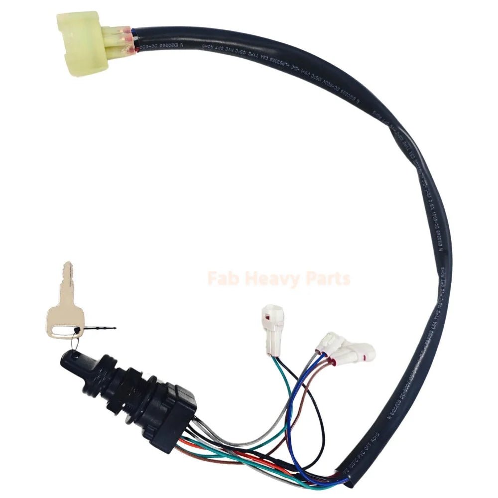 Boat Ignition Key Switch Assembly 37110 - 93J11 Fits for Suzuki Control Box DF150 - 250HP - Fab Heavy Parts