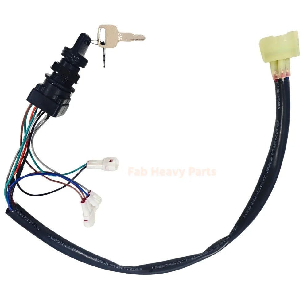 Boat Ignition Key Switch Assembly 37110 - 93J11 Fits for Suzuki Control Box DF150 - 250HP - Fab Heavy Parts