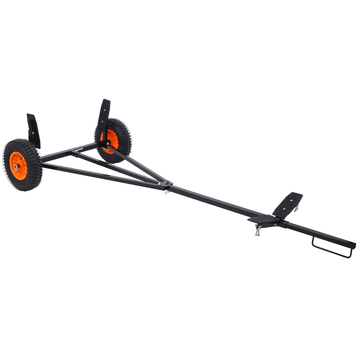 Boat Trailer Dolly 420lbs Load Capacity Carbon Steel Trailer Mover with 96'' - 116'' Adjustable Length - Fab Heavy Parts