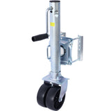 Boat Trailer Jack 34.5 in Bolt - on Tongue Weight Capacity 1500 lb with PP Wheels and Handle - Fab Heavy Parts