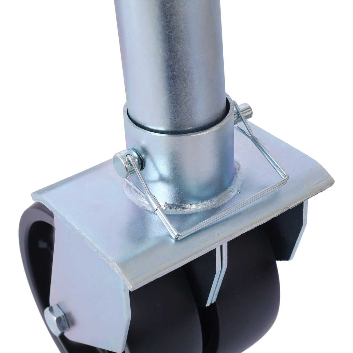 Boat Trailer Jack 34.5 in Bolt - on Tongue Weight Capacity 1500 lb with PP Wheels and Handle - Fab Heavy Parts