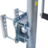 Boat Trailer Jack 34.5 in Bolt - on Tongue Weight Capacity 1500 lb with PP Wheels and Handle - Fab Heavy Parts