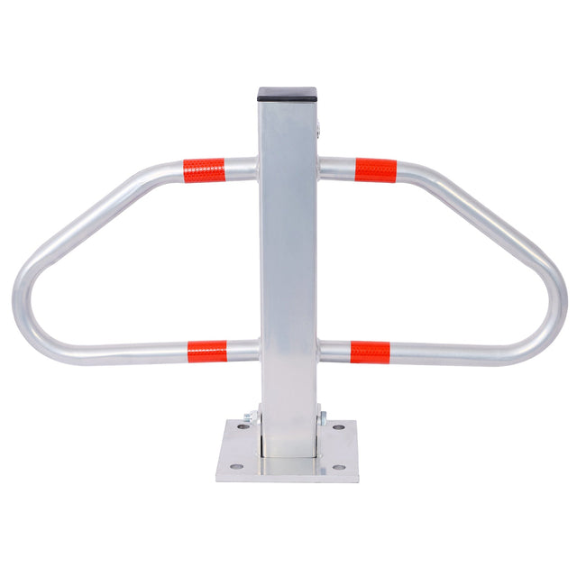 Bollard Pole Barrier with Lock - Gray - Fab Heavy Parts