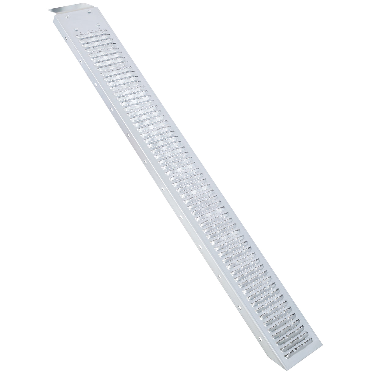 Pack of 2 74" L 960lbs Capacity Loading Ramps with 2Pcs Tie Straps 1Pair Gloves--Silver