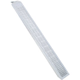 Pack of 2 74" L 960lbs Capacity Loading Ramps with 2Pcs Tie Straps 1Pair Gloves--Silver