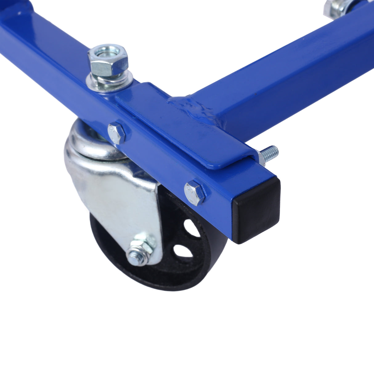 Engine Cradle with Wheels 1000 LBS Capacity Powder Coat 3 In Heavy Duty Steel Hardware Included--Blue