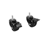 Regulowany stół warsztatowy o wymiarach 60 × 24 cali, do dużych obciążeń, z gniazdkiem elektrycznym i kółkami. Duża nośność. Blat z drewna gumowego