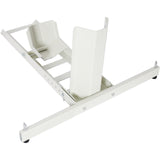 1800 Lb. Capacity Motorcycle Stand Wheel Chock Adjustable Heavy Duty with 4 Sets Tie down