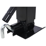 Weld On Trailer Jack 12,000 lbs. Capacity Sidewind Crank No Mount Square Tube 26 Inch Travel Heavy-Duty Square Tube