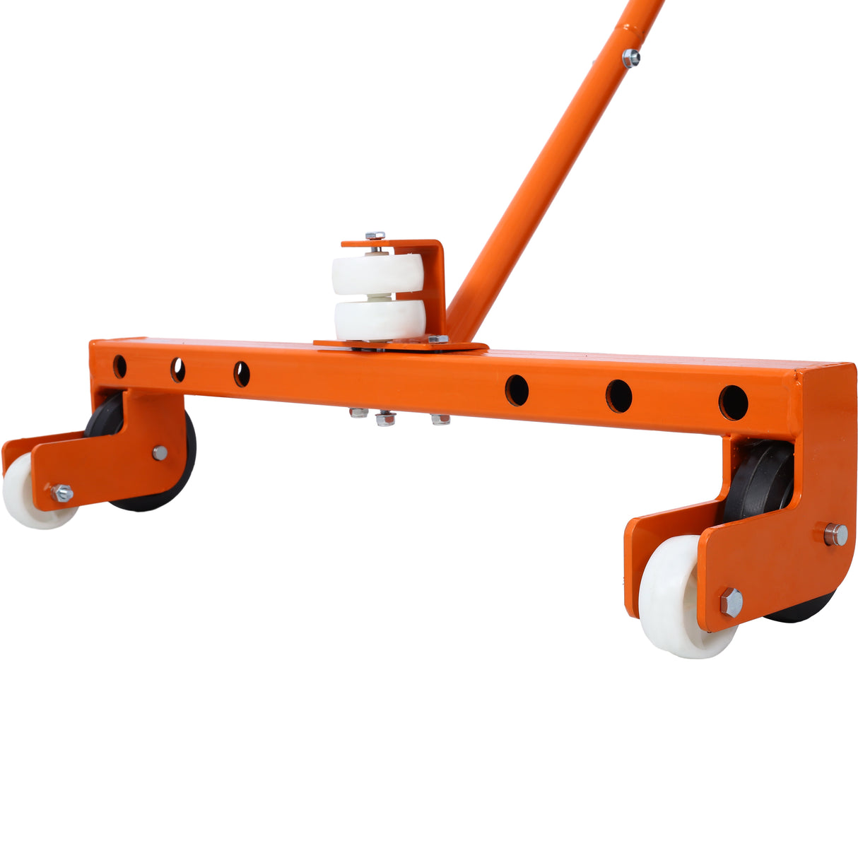 Heavy Duty Adjustable Tire Wheel Dolly 330 Lbs Capacity--Orange