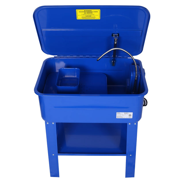 Cabinet Automotive Parts Washer with 110v Pump 20 Gallon - Fab Heavy Parts