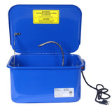 Cabinet Parts Benchtop Automotive Washer with 110v Electrical Pump 3.5 Gallon Blue - Fab Heavy Parts