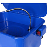 Cabinet Parts Benchtop Automotive Washer with 110v Electrical Pump 3.5 Gallon Blue - Fab Heavy Parts