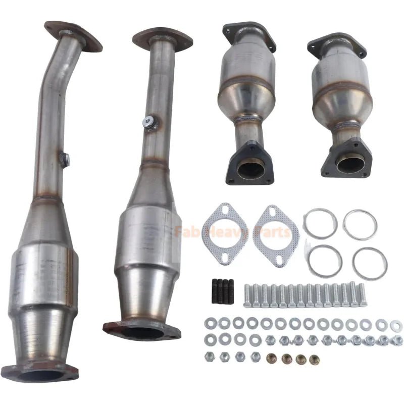 Catalytic Converter Set 0961480 16399 Fits for Nissan Pathfinder 4.0L 2005 - 2010 Frontier 4.0L 2005 - 2014 NV2500 NV3500 4.0L 2012 NV1500 4.0L 2012 - 2016 Suzuki Equator 4.0L 2009 - 2012 - Fab Heavy Parts
