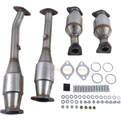 Catalytic Converter Set 0961480 16399 Fits for Nissan Pathfinder 4.0L 2005 - 2010 Frontier 4.0L 2005 - 2014 NV2500 NV3500 4.0L 2012 NV1500 4.0L 2012 - 2016 Suzuki Equator 4.0L 2009 - 2012 - Fab Heavy Parts